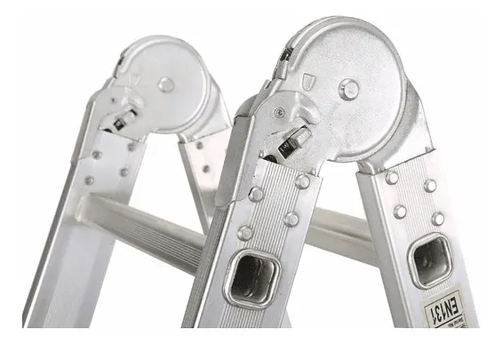 Escalera de aluminio multipropósito iGPro IGEP37-12 plateado - Imagen 2