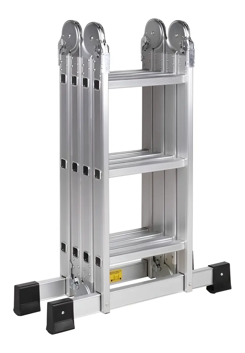 Escalera de aluminio multipropósito iGPro IGEP37-12 plateado - Imagen 3