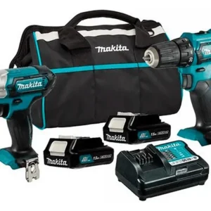 Kit Makita Clx228 Taladro Percutor Hp333d + Atornillador De