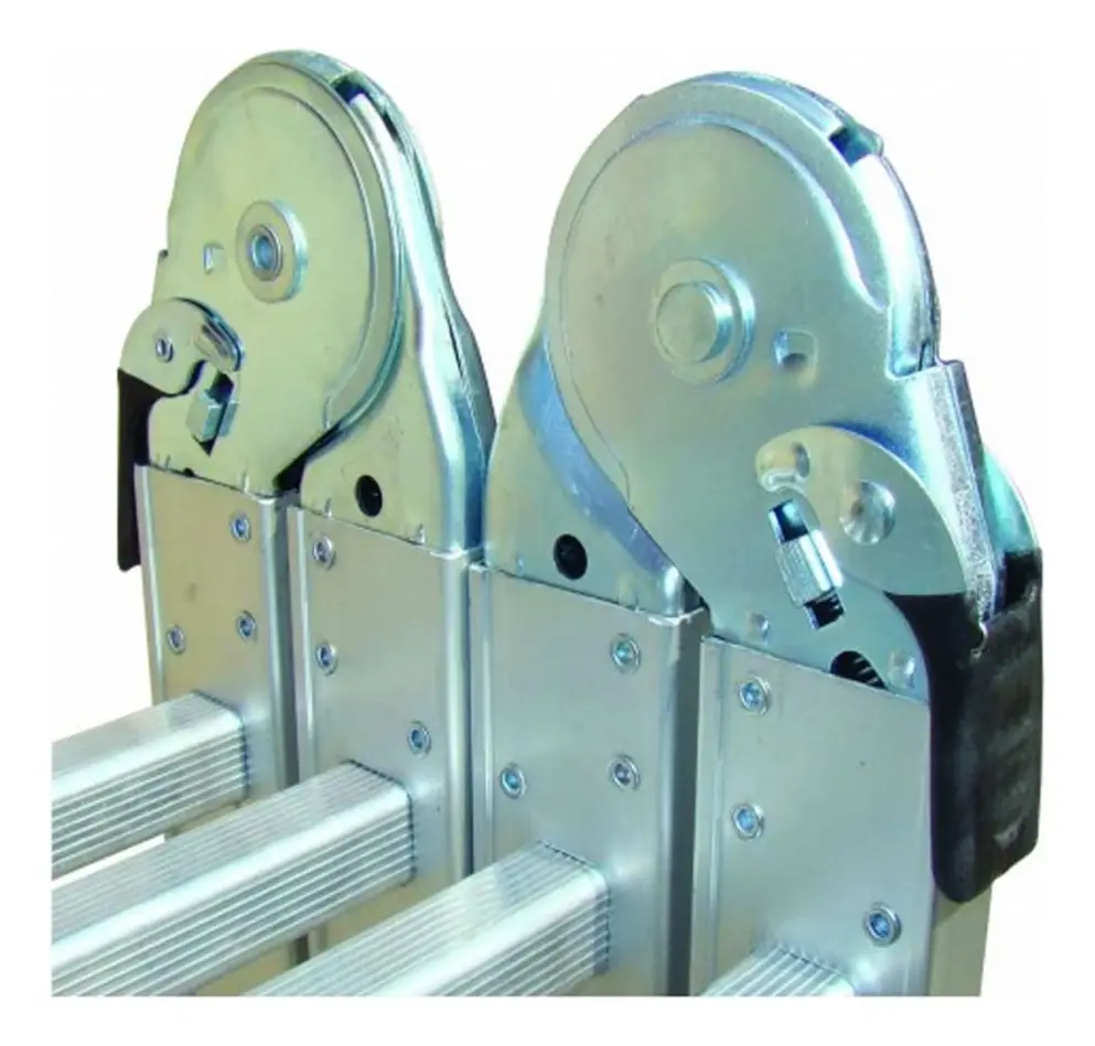 Escalera de aluminio multipropósito iGPro IGEP37-12 plateado - Imagen 5
