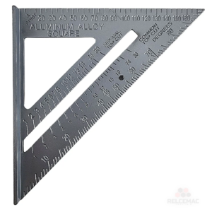 Escuadra Rápida de Carpintería Profesional de 18 cm - Aleación de Aluminio de Alta Precisión