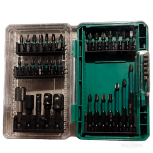 Set de Puntas de Impacto JSY de 35 Piezas en Acero S2 con Estuche