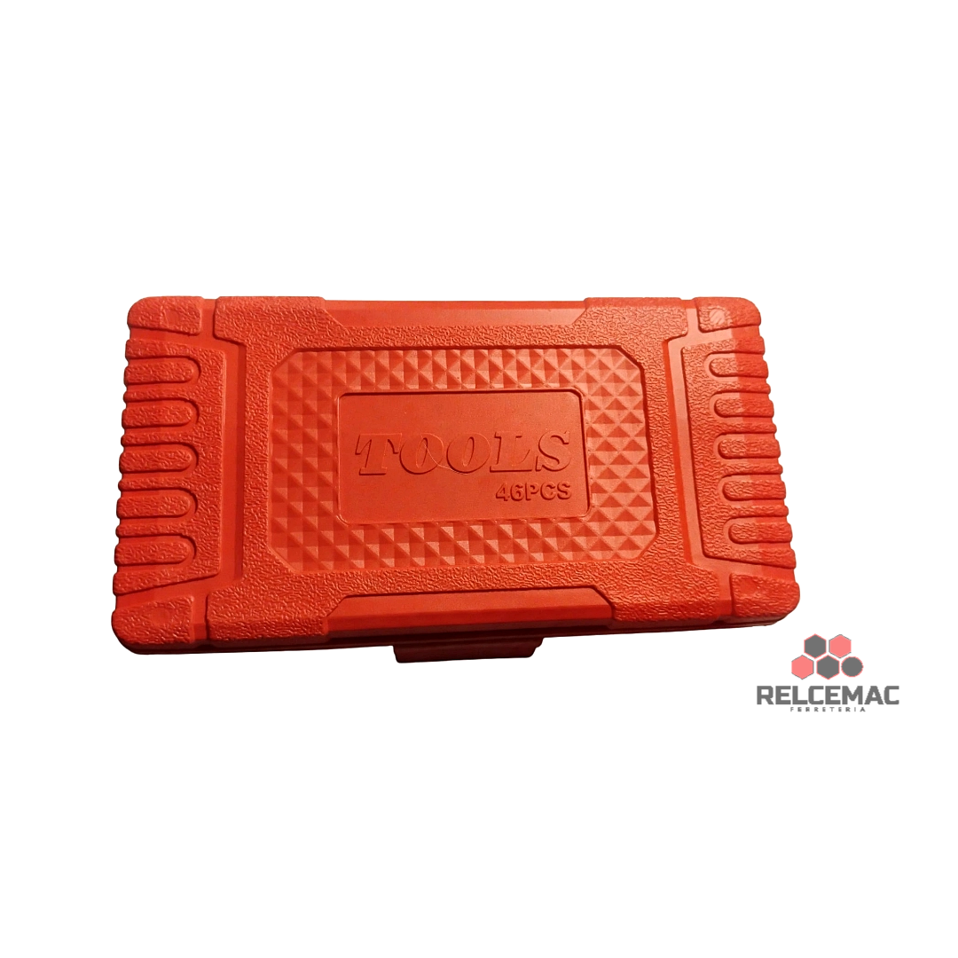 Set Dados y Puntas 46 Piezas Cromo Vanadio con Ratchet y Maletín | New Tools - Profesional - Imagen 3